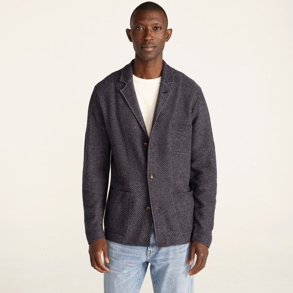 J. Crew Other - JCREW SZ lG Chore sweater-blazer in wool jacquard